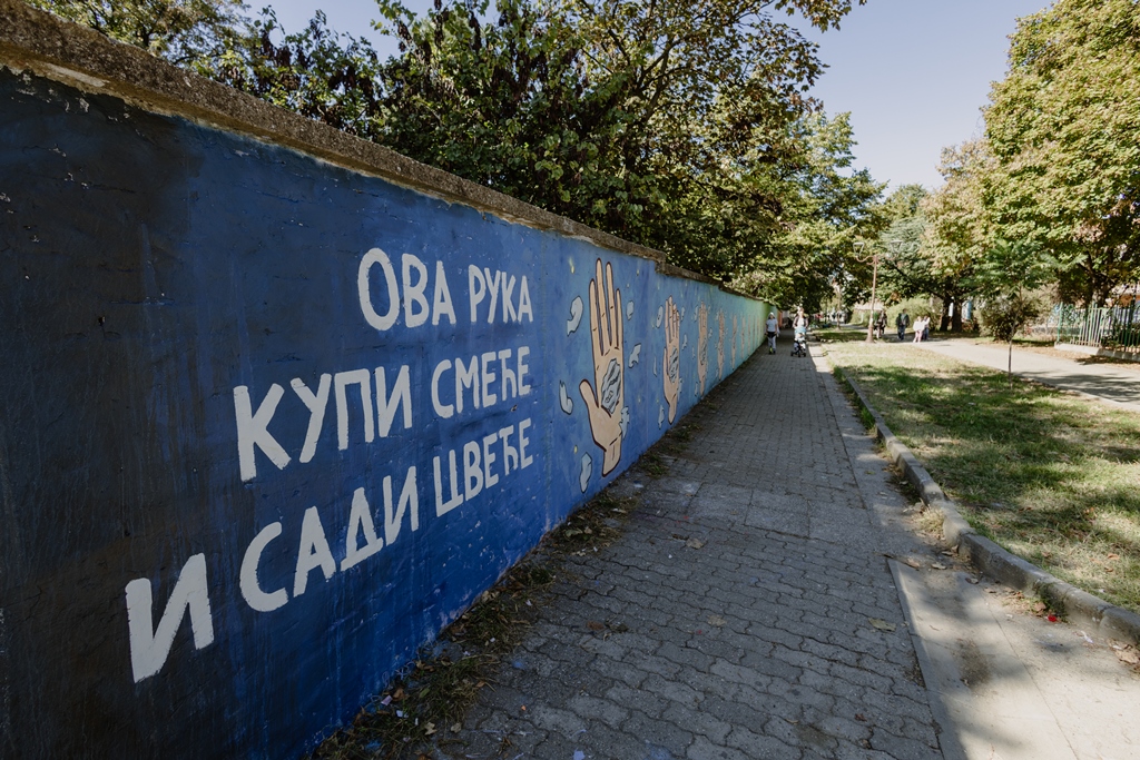 Ружина улица у Панчеву добила јединствен еколошки мурал-анимацију